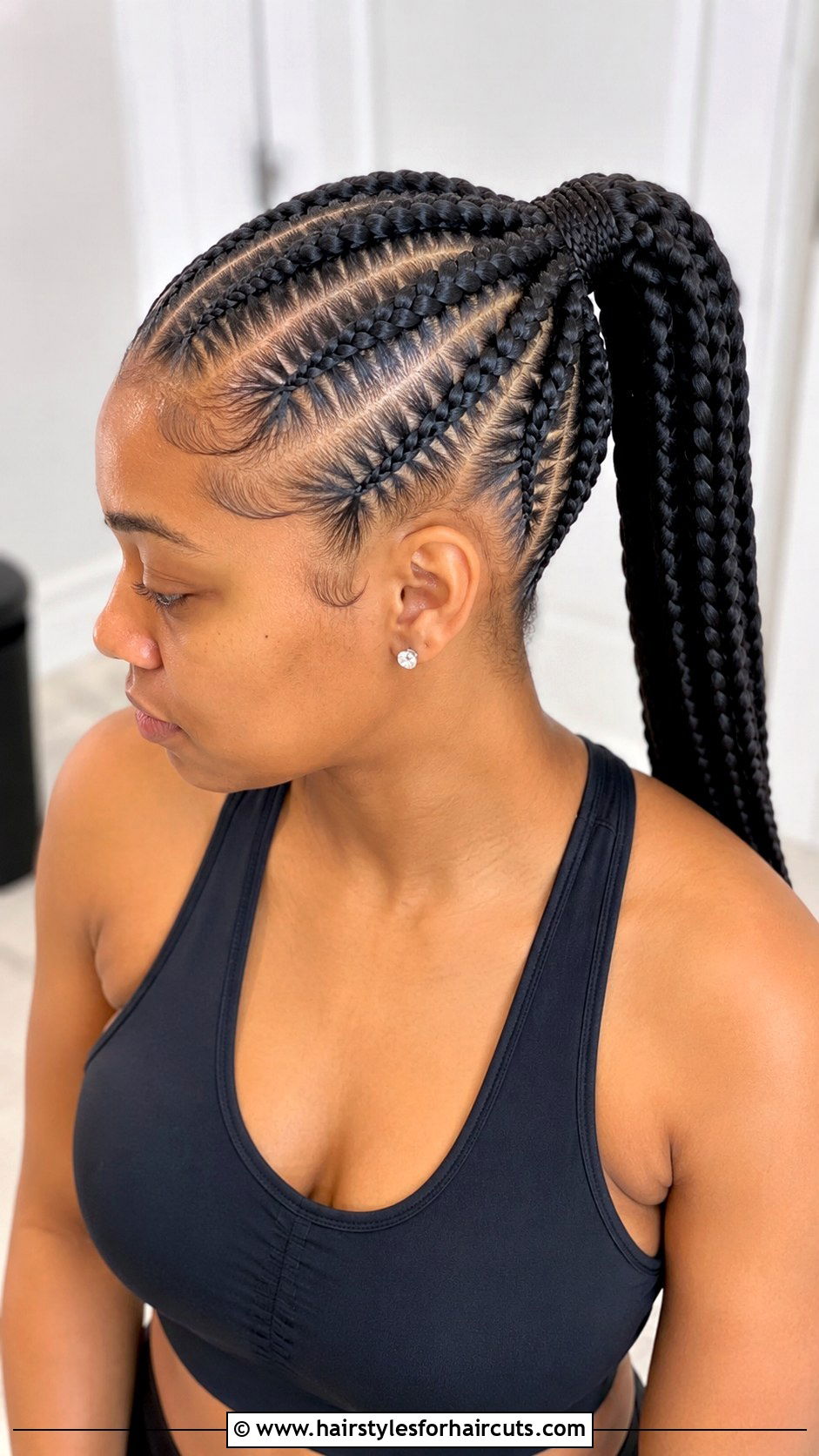 Six Cornrow Braids - 25 black woman cornrow hairstyles - 25 black woman cornrow hairstyles