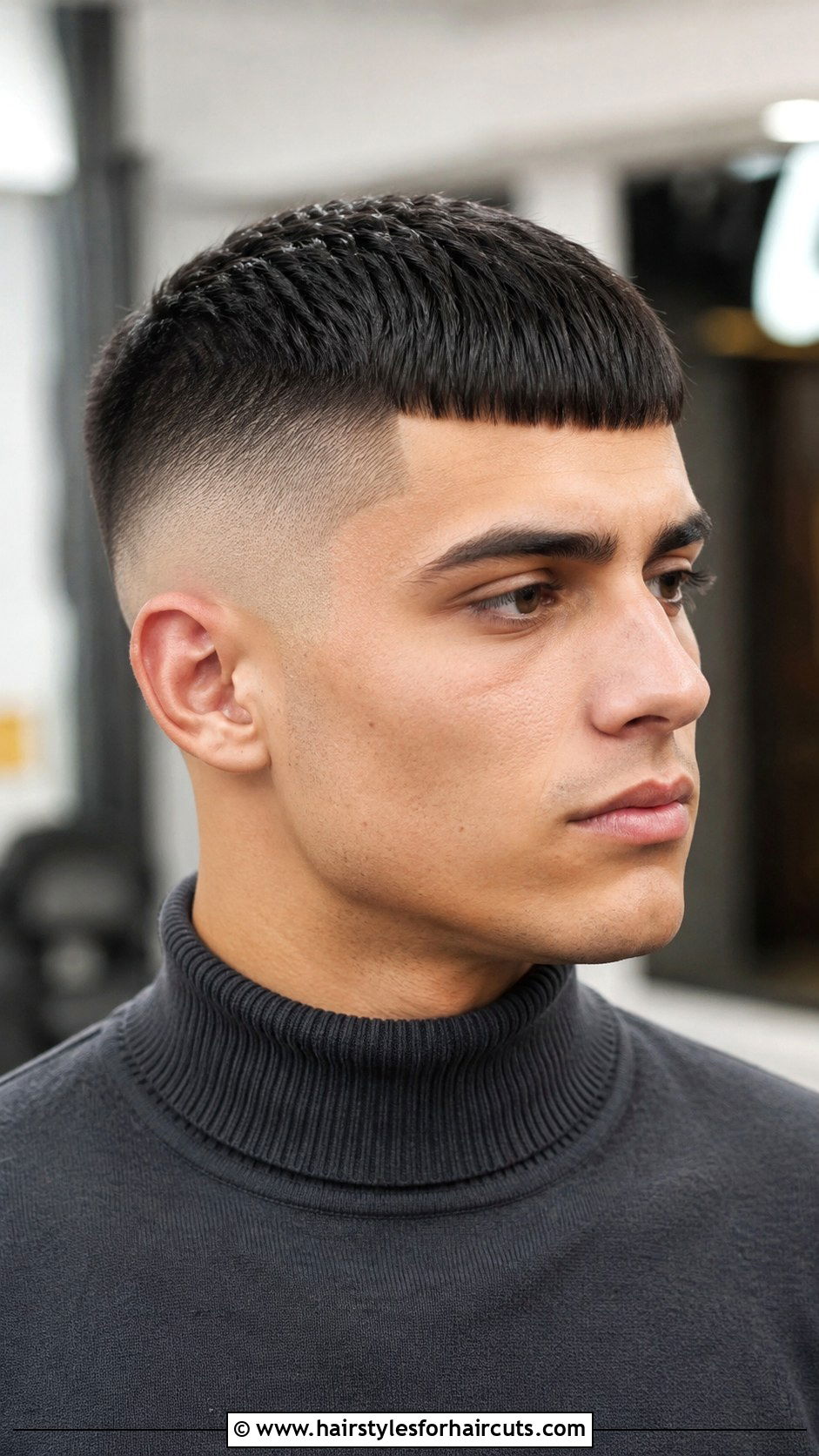 Skin Fade With Caesar Cut - 25 fade hairstyles - 25 fade hairstyles