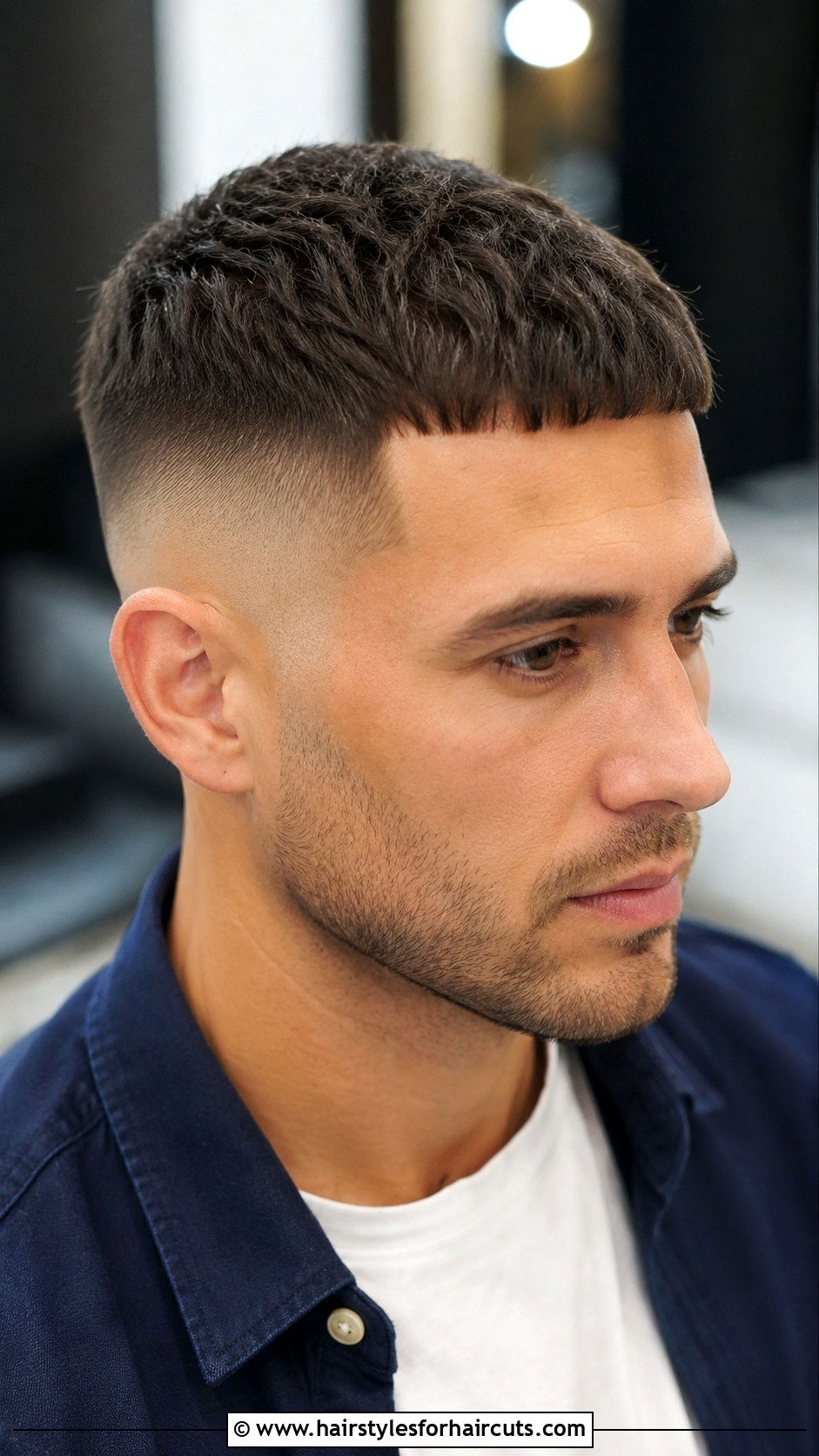 Skin Fade With Caesar Cut - 25 black hair fade haircuts - 25 black hair fade haircuts