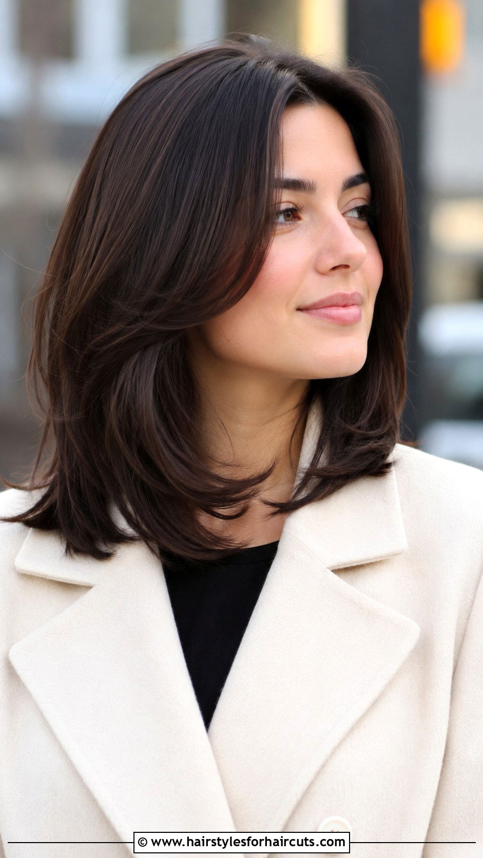 Sleek Butterfly Cut - 25 butterfly haircuts for medium hair - 25 butterfly haircuts for medium hair