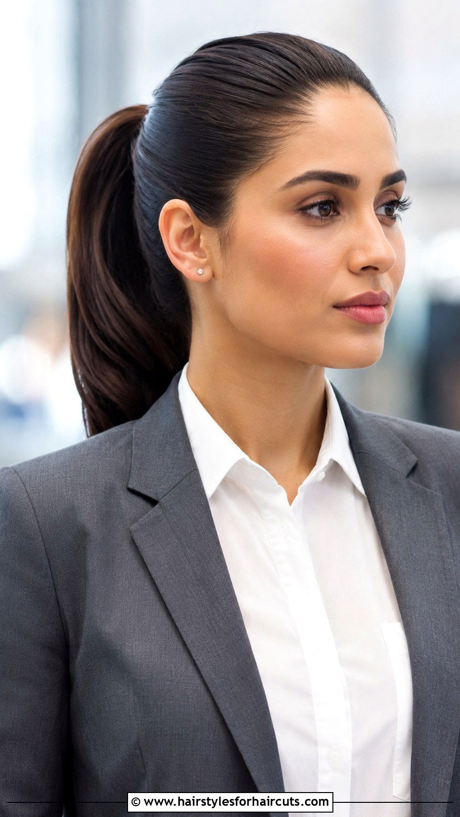 Sleek High Ponytail - 25 ponytail hairstyles for black hair - 25 ponytail hairstyles for black hair