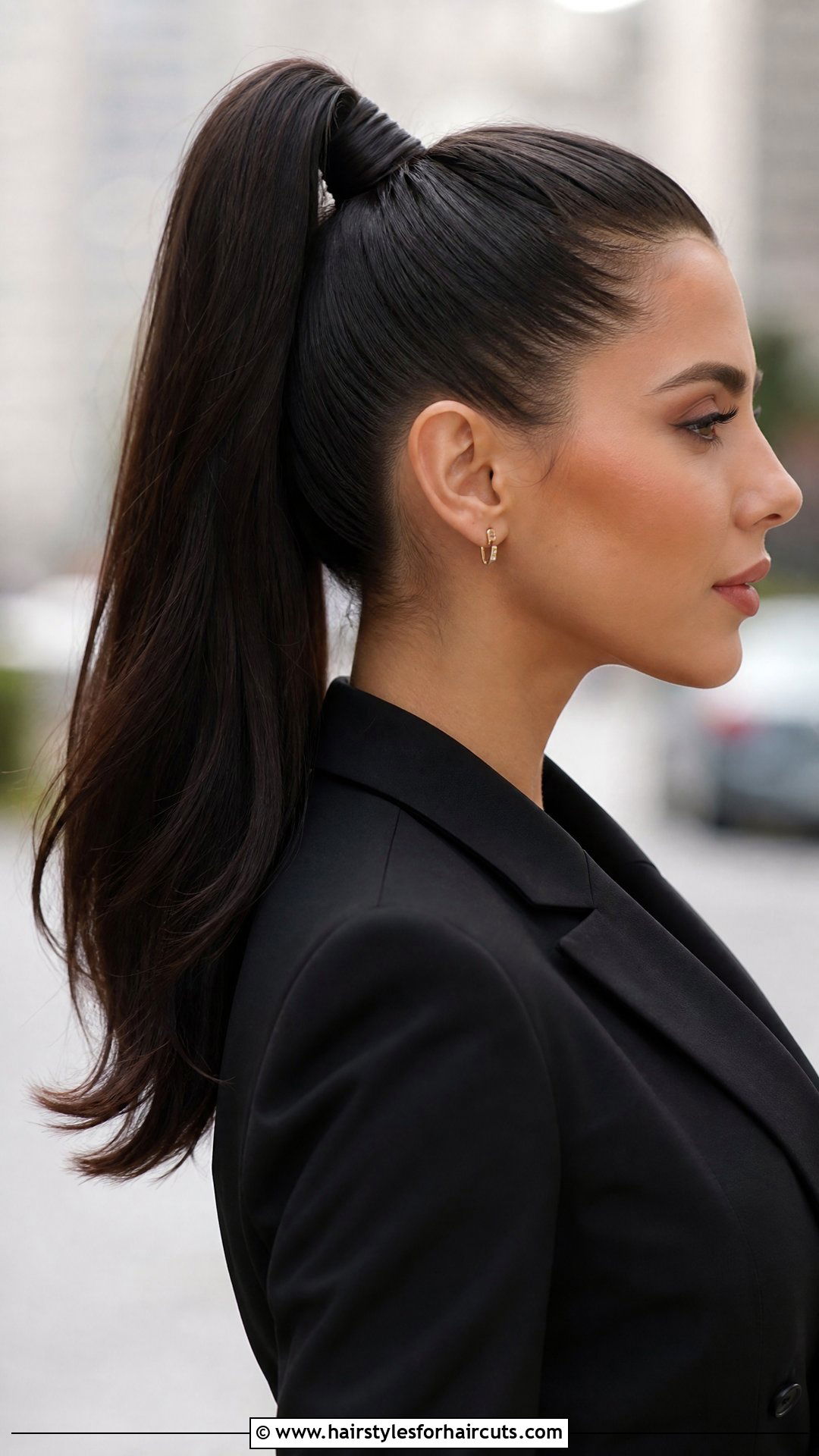 Sleek High Ponytail For Long Hair - 25 really long hairstyles - 25 really long hairstyles