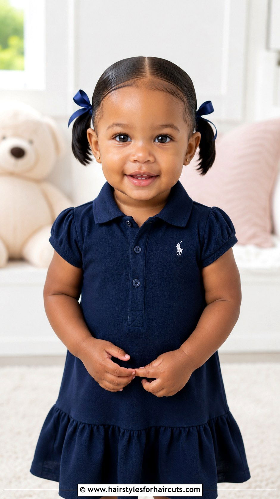 Sleek Low Pigtails - 25 baby hairstyles girl - 25 baby hairstyles girl