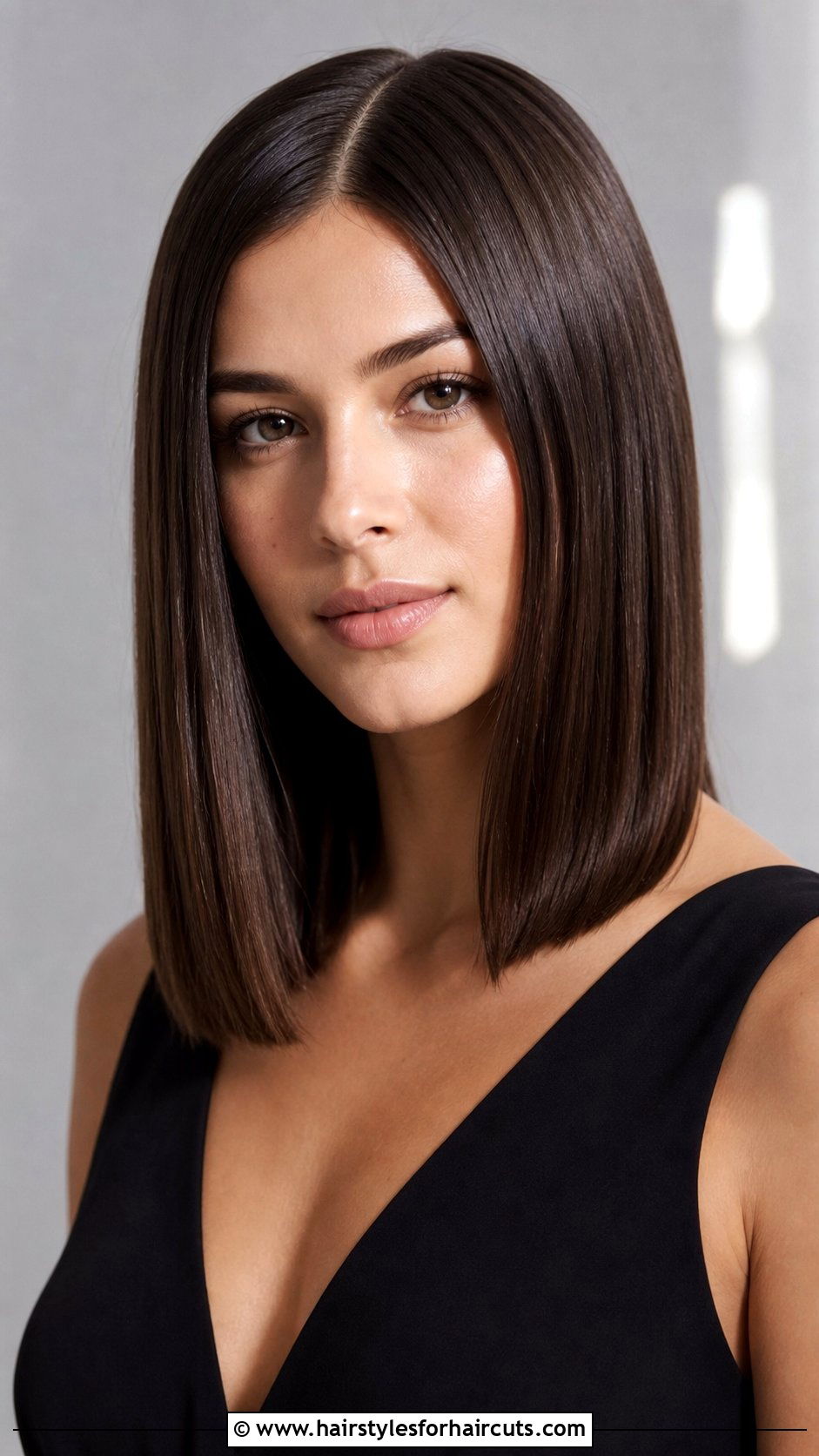 Sleek Mid Length Straight Hair - 25 hairstyles mid length hair - 25 hairstyles mid length hair