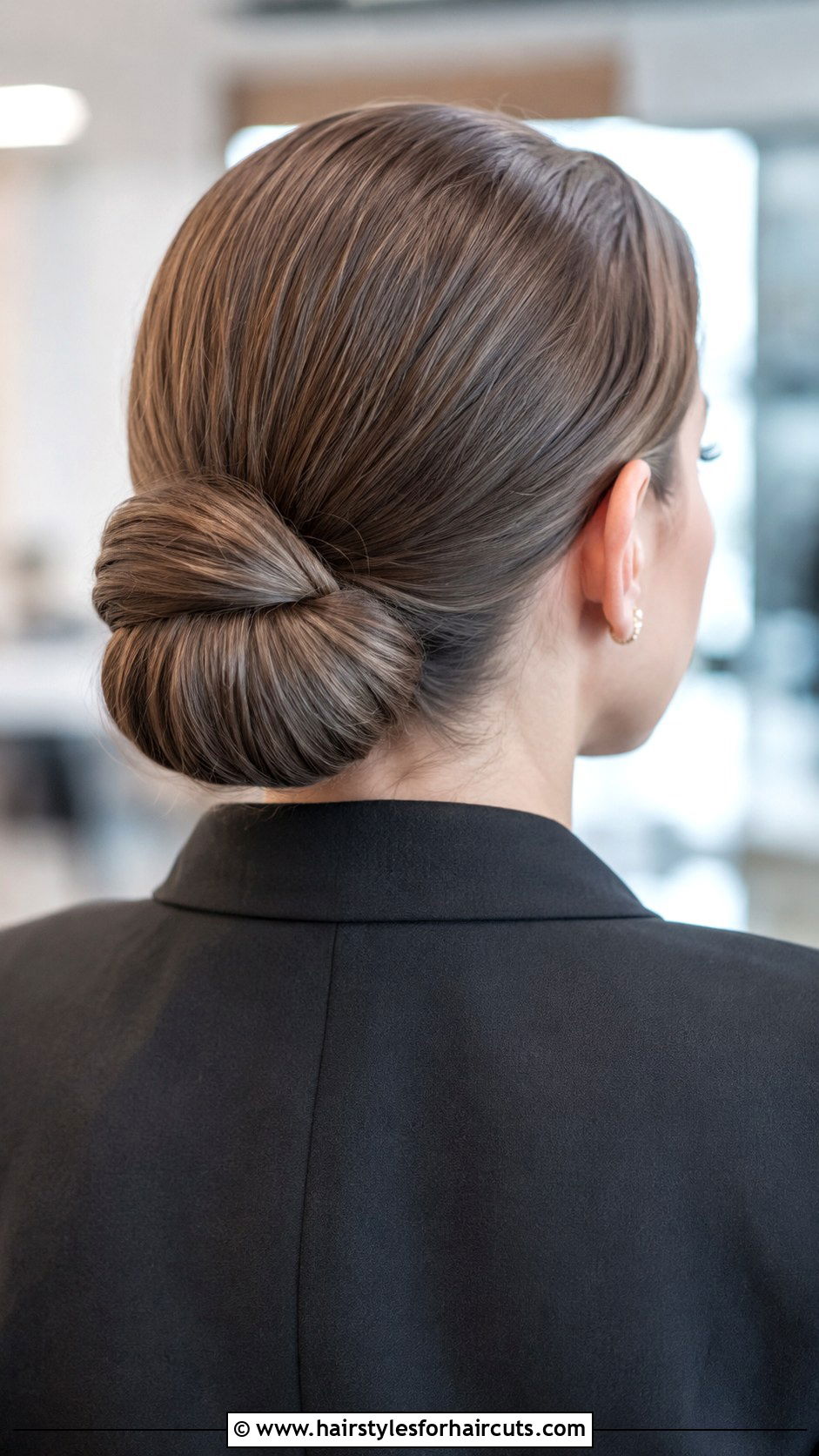 Sleek Mouse Low Bun - 25 mouse hairstyles - 25 mouse hairstyles