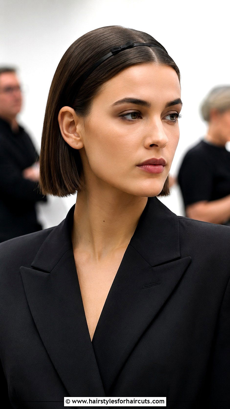 Sleek Short Hair Ribbon - 25 ribbon hairstyles for short hair - 25 ribbon hairstyles for short hair