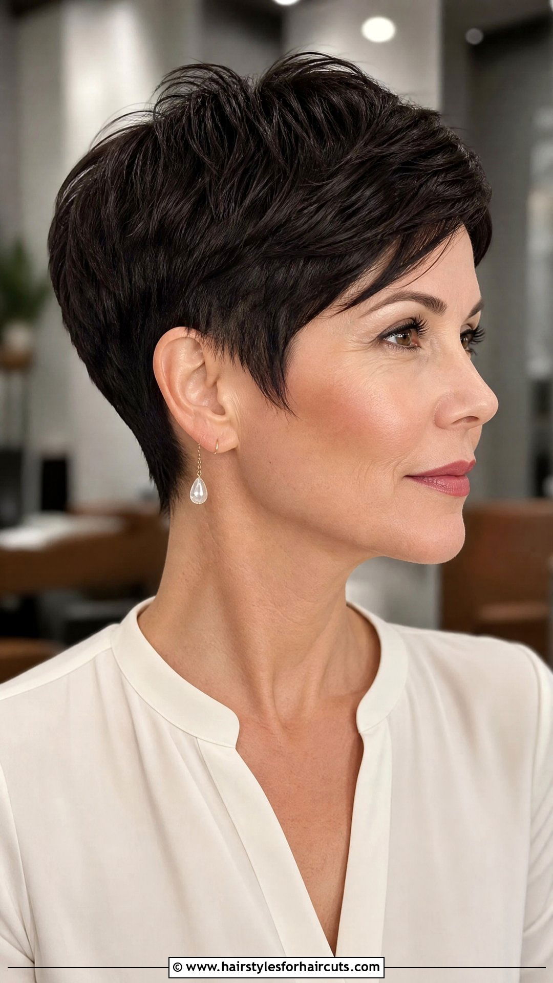 Sleek Short Pixie - 25 beginner transition hairstyles for short hair - 25 beginner transition hairstyles for short hair