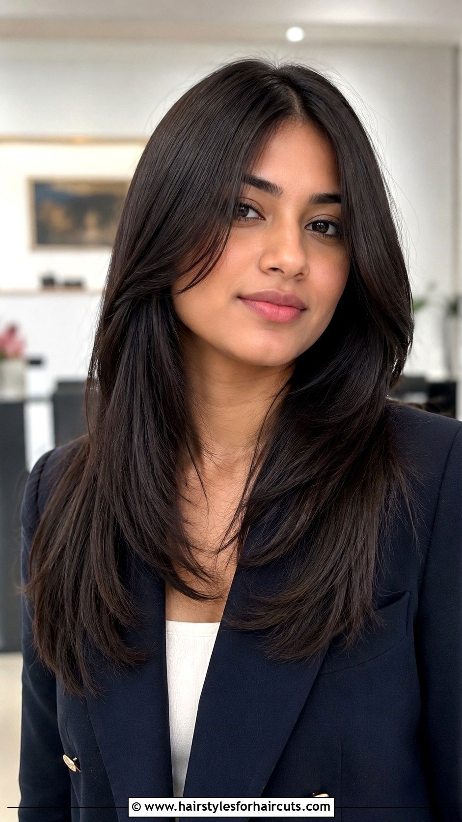 Sleek Straight Butterfly Haircut - 25 diy butterfly haircuts long hair - 25 diy butterfly haircuts long hair