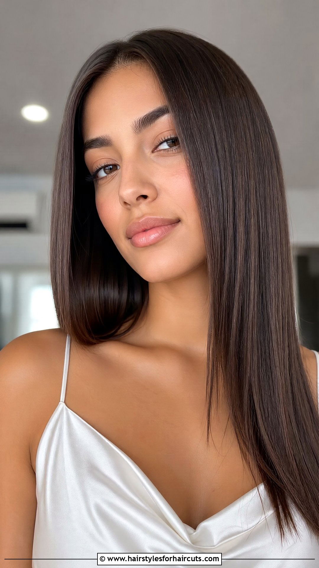 Sleek Straight Hairstyle - 25 most attractive hairstyles on a woman - 25 most attractive hairstyles on a woman