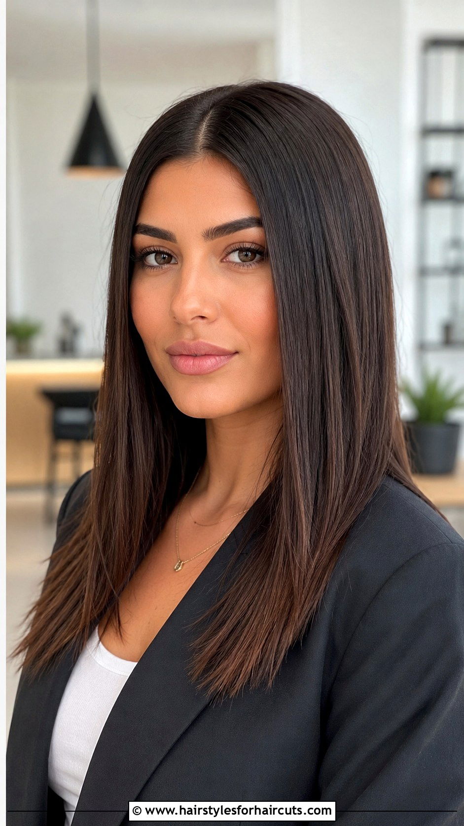 Sleek Straight Hairstyle - 25 casual hairstyles for long hair - 25 casual hairstyles for long hair