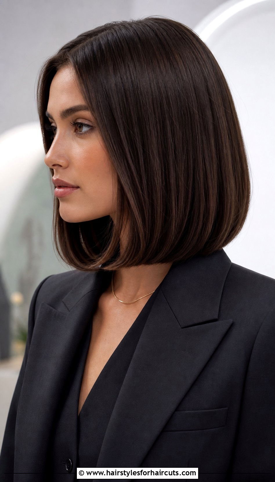 Sleek Straight Lob - 25 womens medium length hairstyles - 25 women's medium length hairstyles