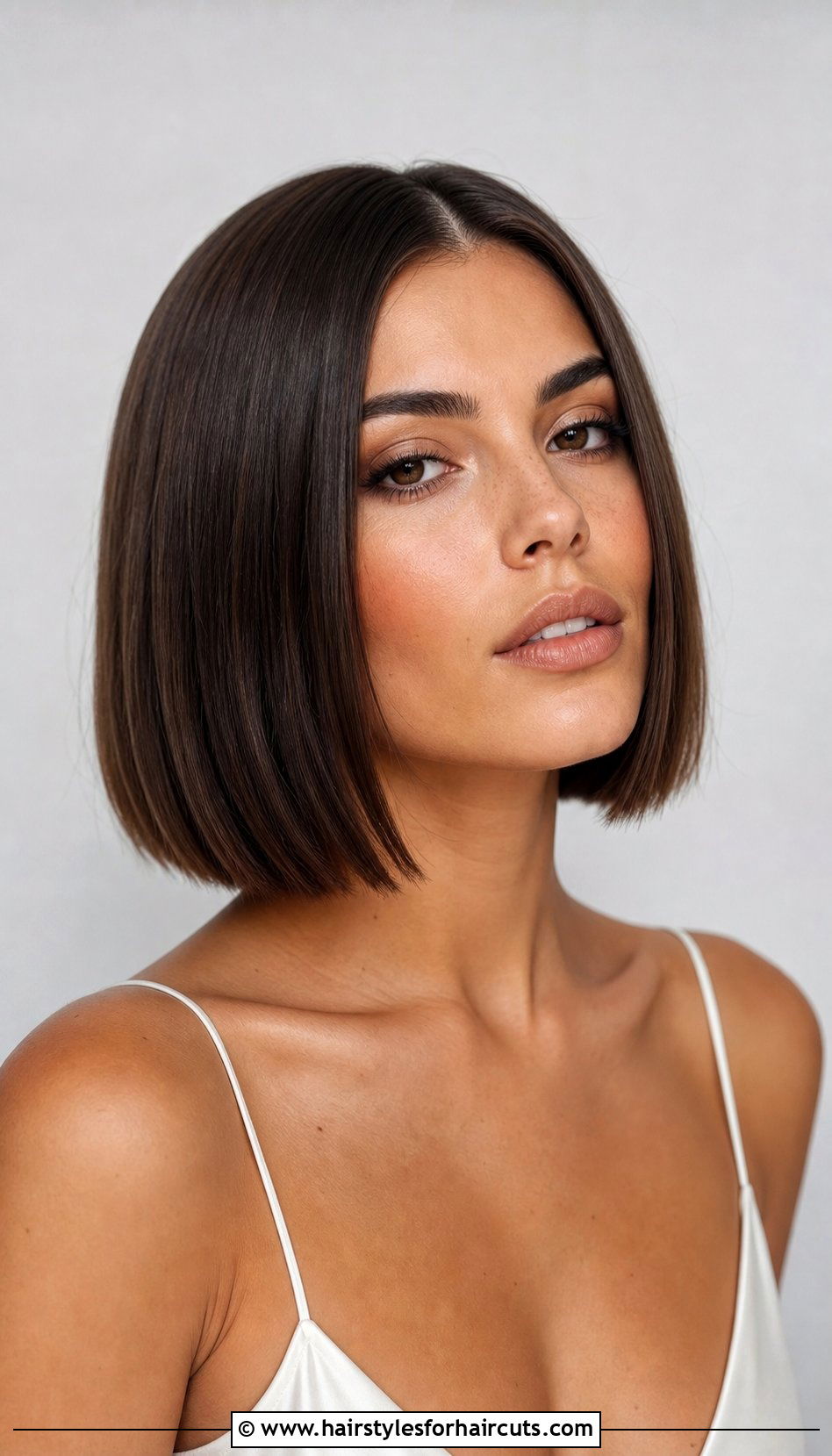 Sleek Straight Short Bob - 25 hairstyles for short bobs - 25 hairstyles for short bobs