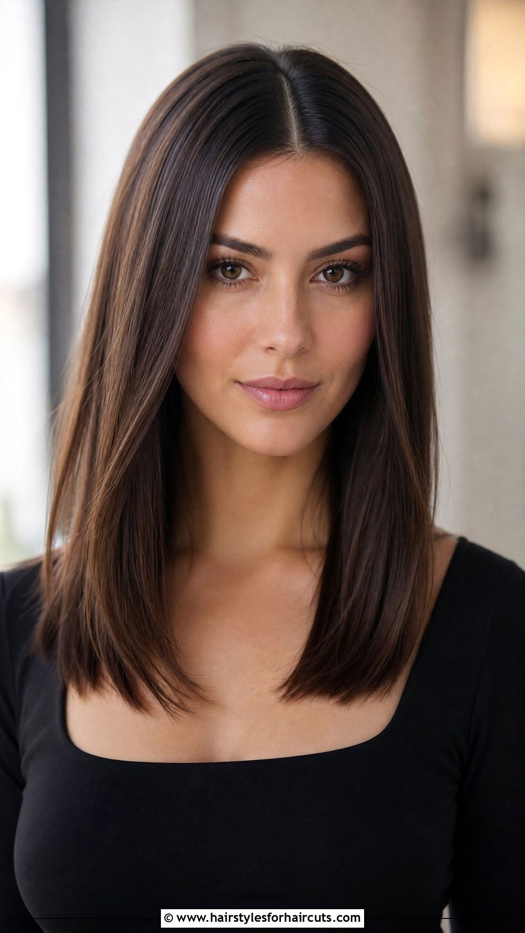 Sleek Straight Spanish Hairstyle - 25 spanish hairstyles - 25 spanish hairstyles