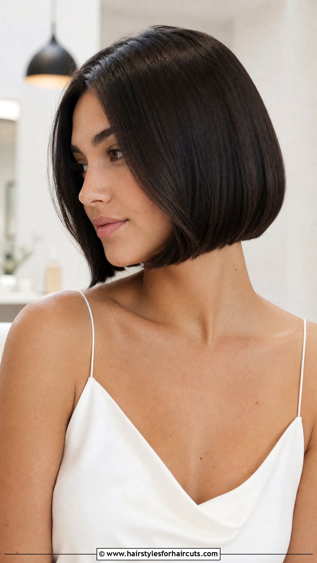 Sleek Tucked Short Bob - 25 wedding hairstyles for short bob - 25 wedding hairstyles for short bob