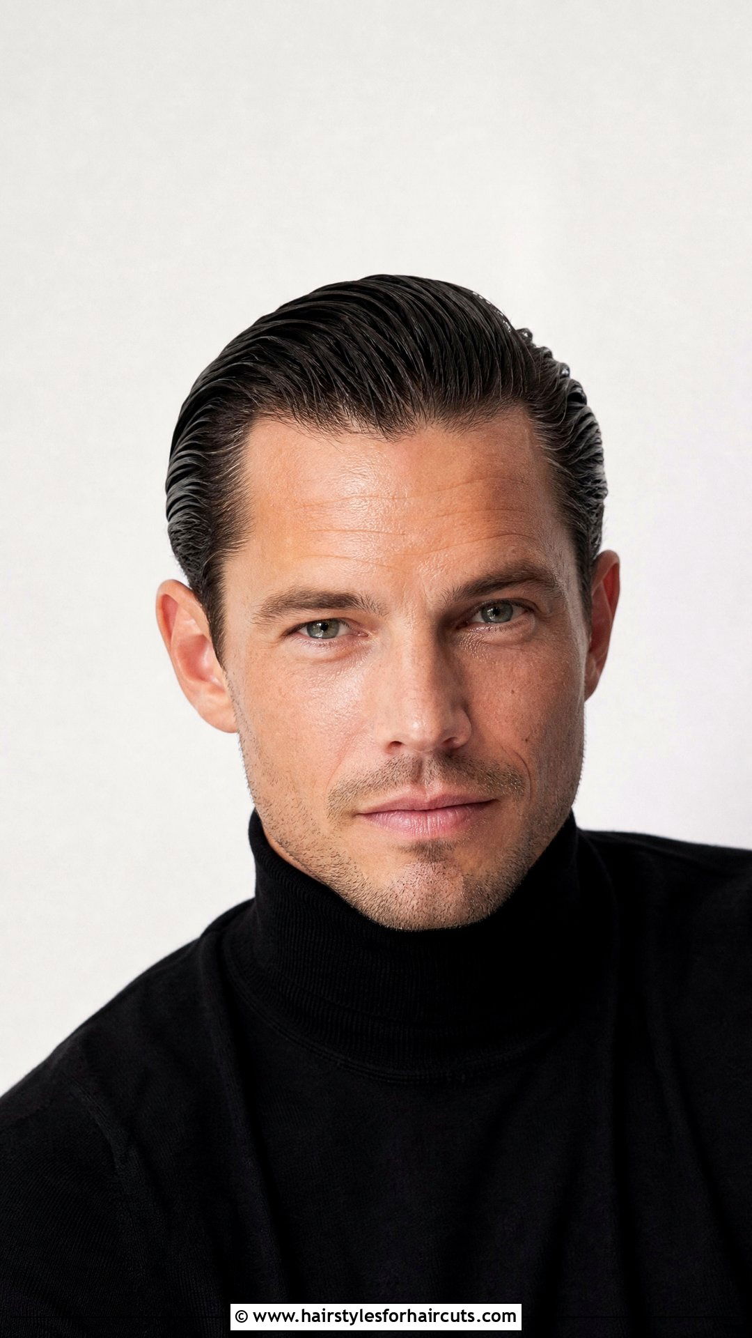 Slick Back - 25 basic mens haircuts - 25 basic mens haircuts
