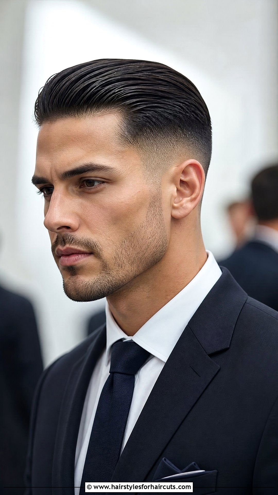 Slick Back Fade - 25 hispanic haircuts - 25 hispanic haircuts
