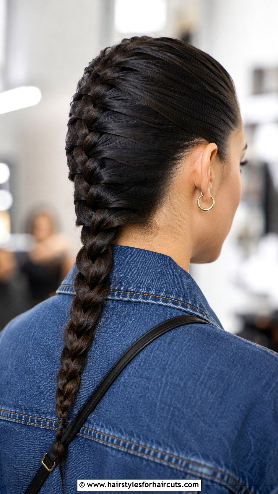 Slick Back French Braid - 25 cute slick back hairstyles - 25 cute slick back hairstyles