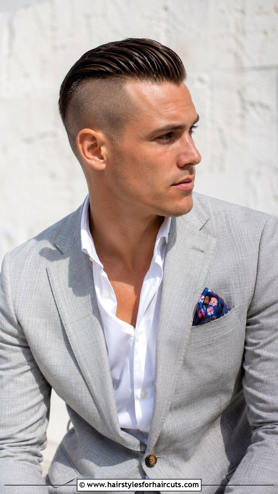 Slick Back Undercut - 25 baseball haircuts - 25 baseball haircuts