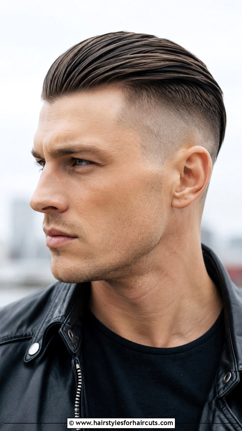 Slick Back Undercut - 25 pomade haircuts - 25 pomade haircuts