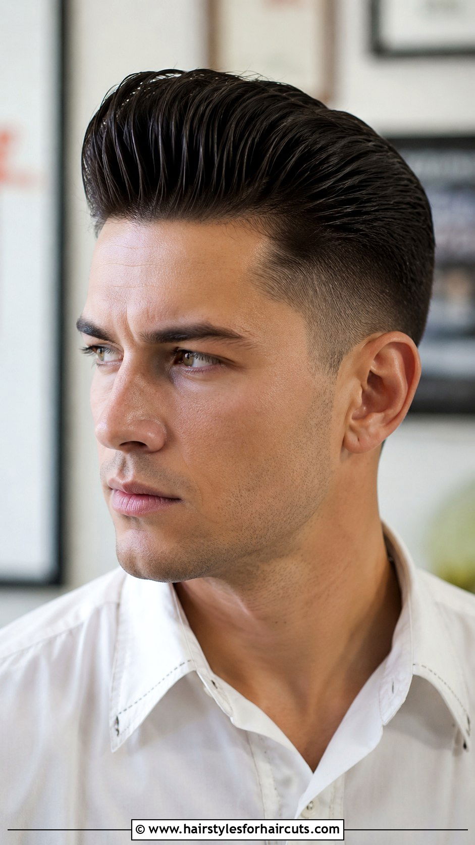 Slick Back With Low Fade - 25 slick back hairstyles - 25 slick back hairstyles