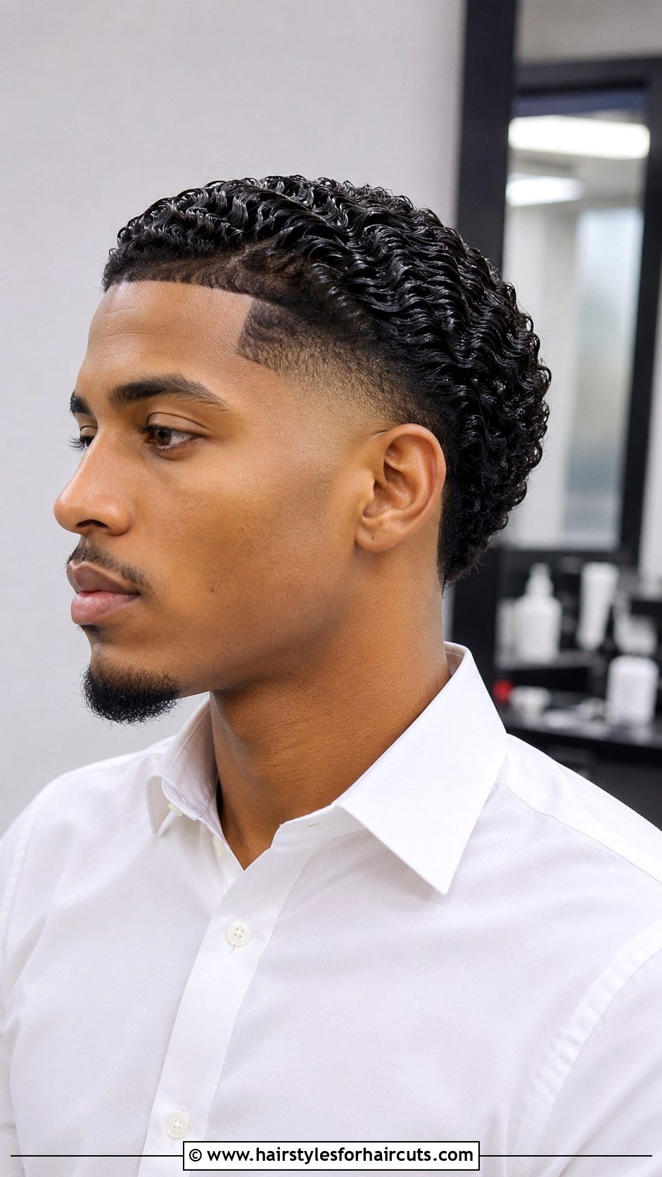 Slicked Back 3C Curls - 25 3c hairstyles men - 25 3c hairstyles men