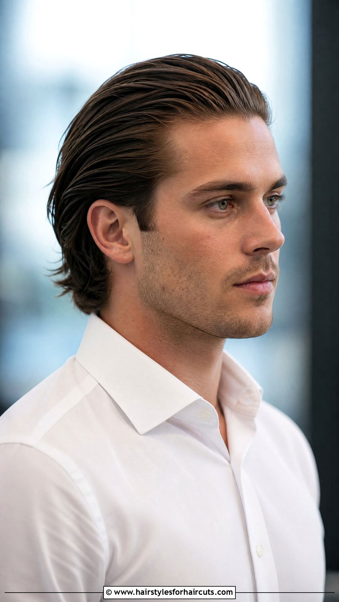 Slicked Back Flow Haircut - 25 flow hairstyles - 25 flow hairstyles