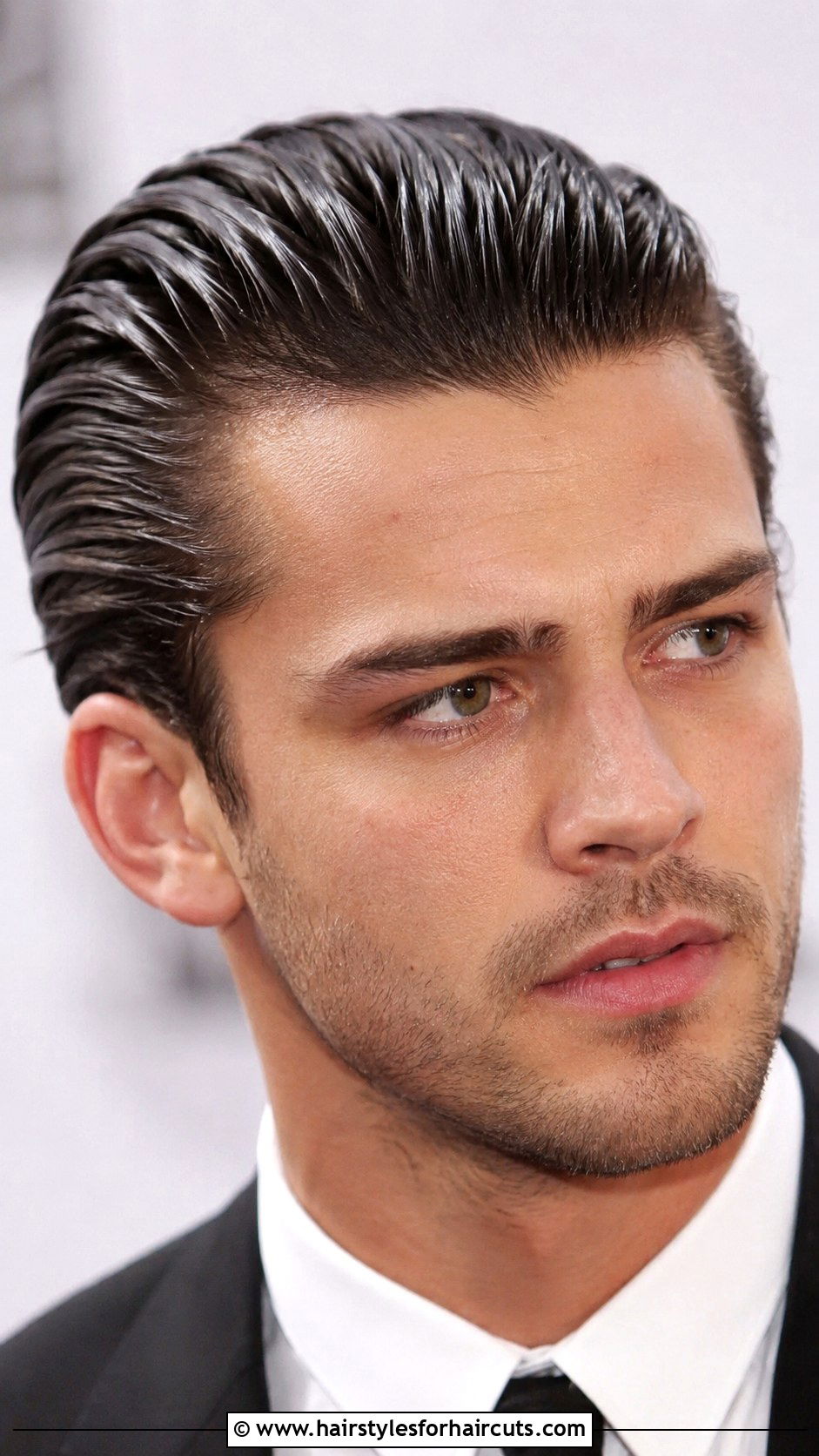 Slicked Back Hair - 25 eighties hairstyles - 25 eighties hairstyles