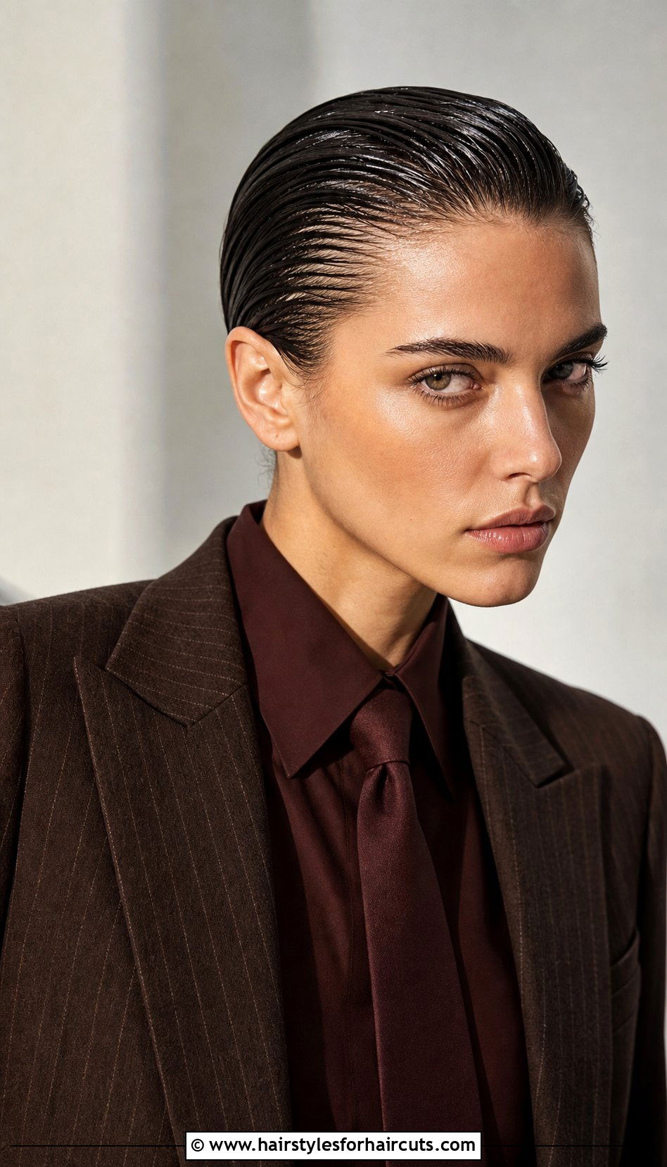 Slicked Back Hairstyle - 25 fashion hairstyles - 25 fashion hairstyles