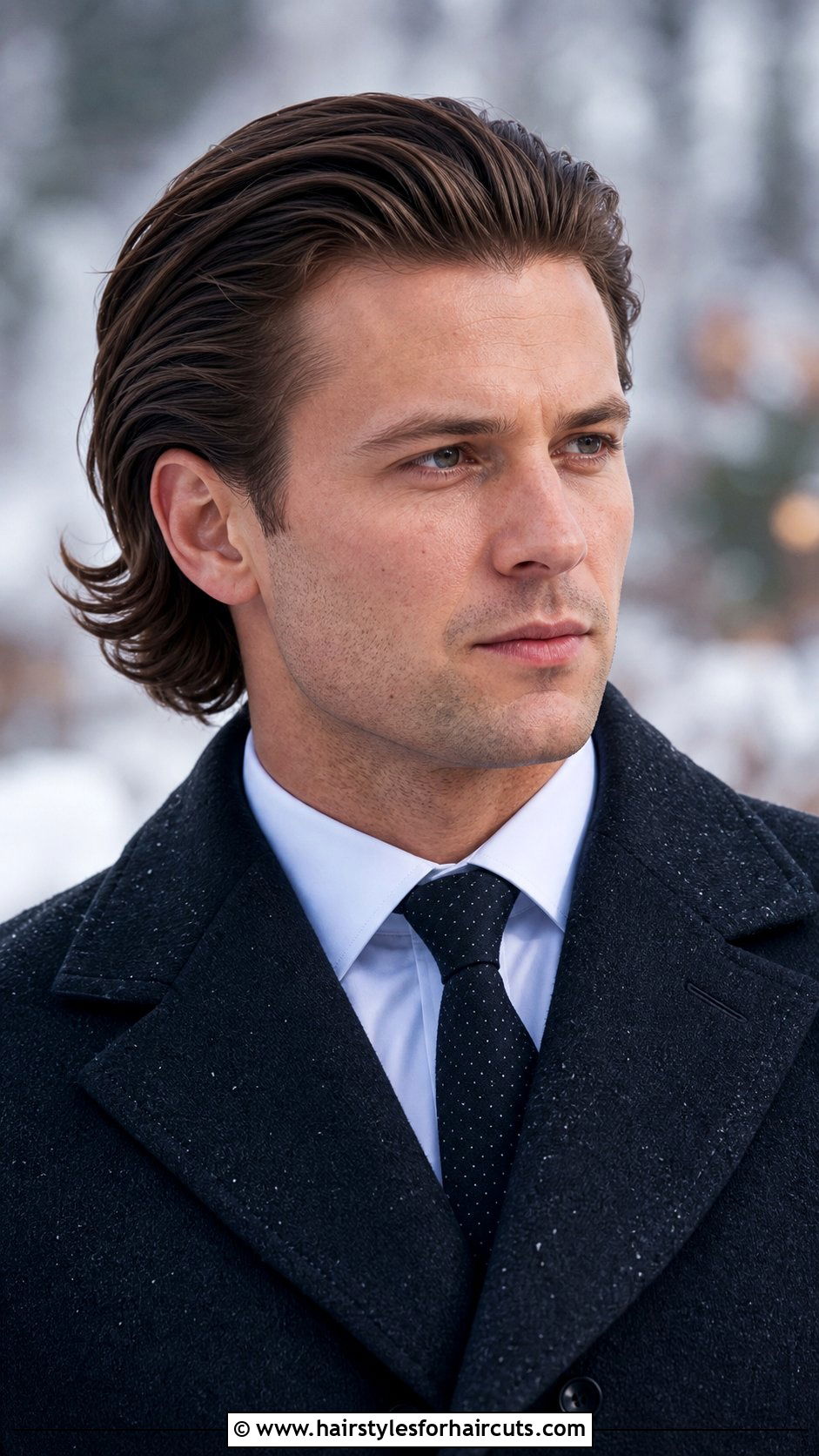 Slicked Back Hockey Flow - 25 hockey haircuts - 25 hockey haircuts