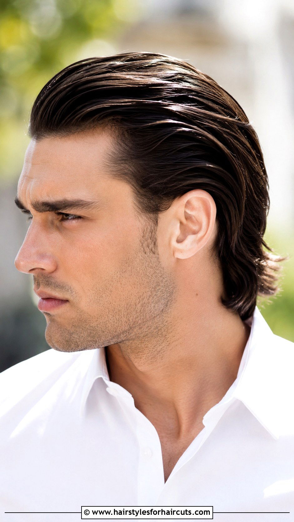 Slicked Back Long Hair - 25 butch hairstyles for long hair - 25 butch hairstyles for long hair