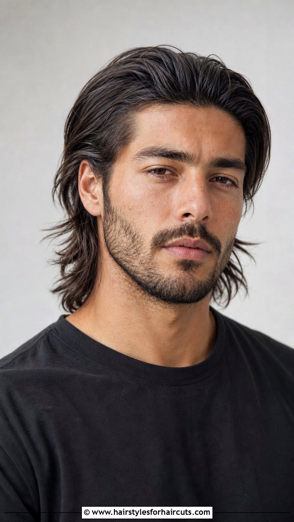 Slicked Back Long Shag - 25 long hair grease hairstyles - 25 long hair grease hairstyles