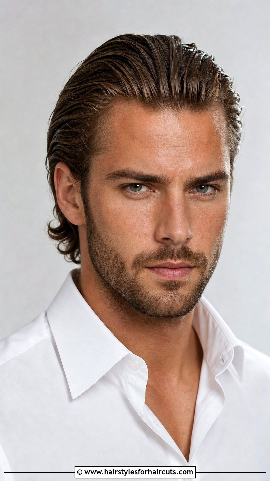 Slicked Back Medium Length Hair - 25 jeff bridges long hairstyles - 25 jeff bridges long hairstyles