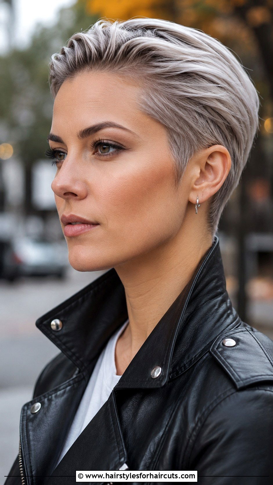 Slicked Back Pixie Cut - 25 gel for hairstyles - 25 gel for hairstyles