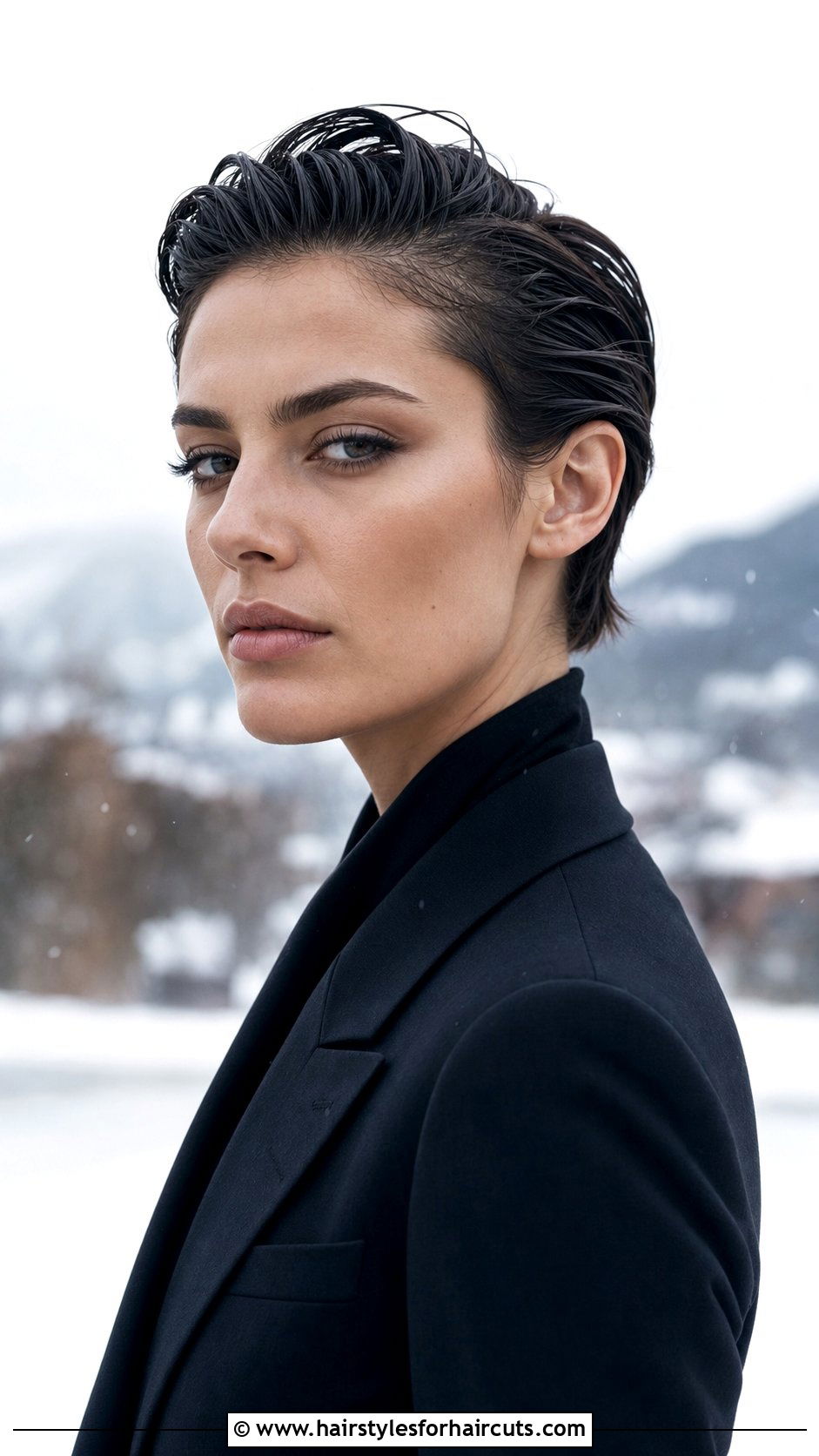 Slicked Back Short Hair - 25 hairstyles for short hair female - 25 hairstyles for short hair female