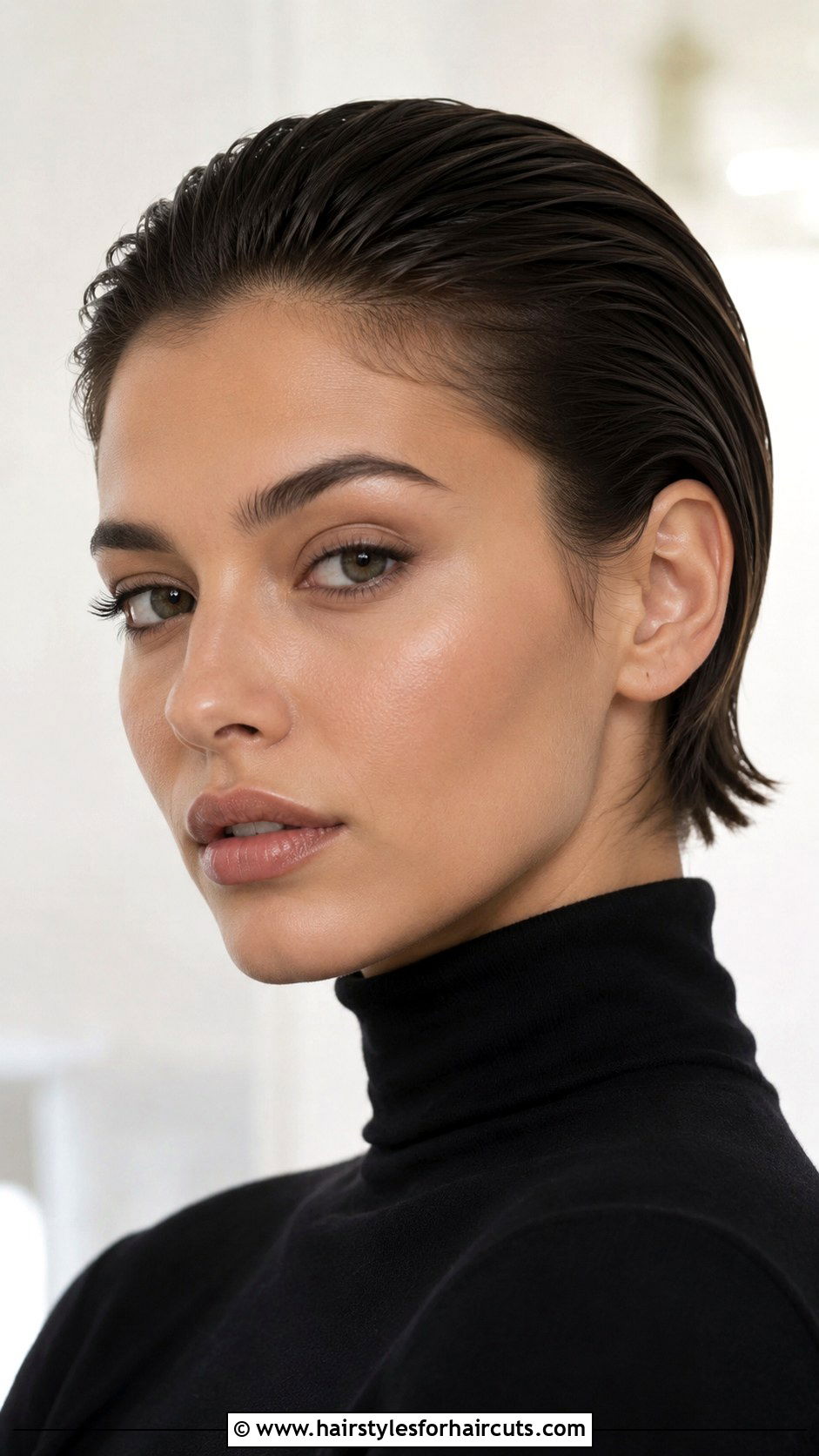 Slicked Back Short Hair - 25 casual hairstyles for short hair - 25 casual hairstyles for short hair
