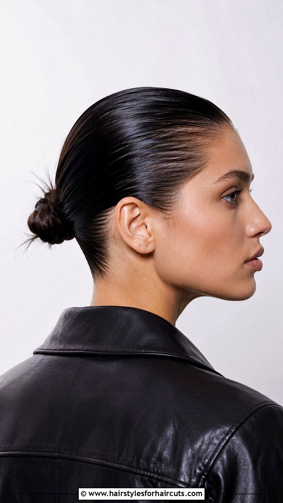 Slicked Back Shoulder Length Hair - 25 beginner easy hairstyles for shoulder length hair - 25 beginner easy hairstyles for shoulder length hair