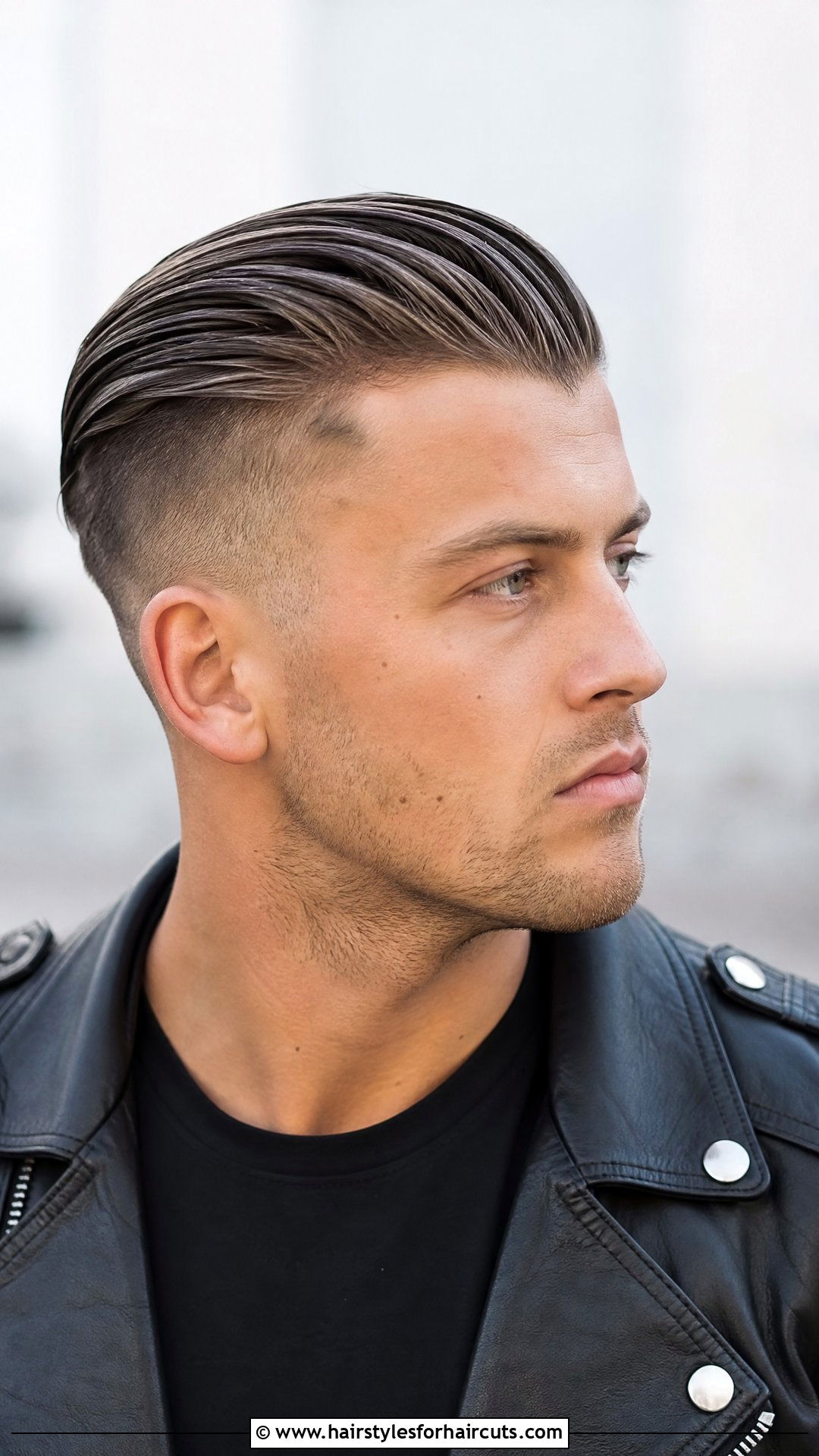 Slicked Back Undercut - 25 widows peak hairstyles - 25 widows peak hairstyles