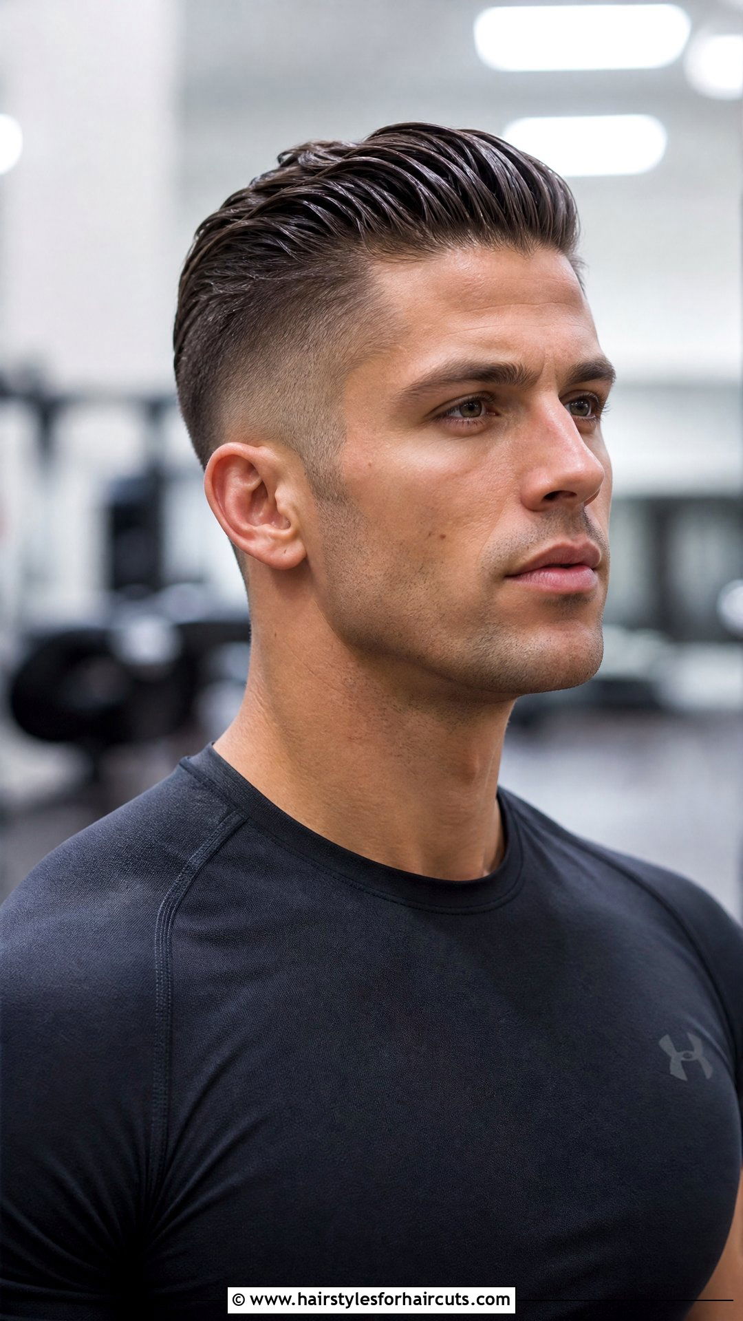 Slicked Back Undercut For Wrestling - 25 wrestling hairstyles - 25 wrestling hairstyles