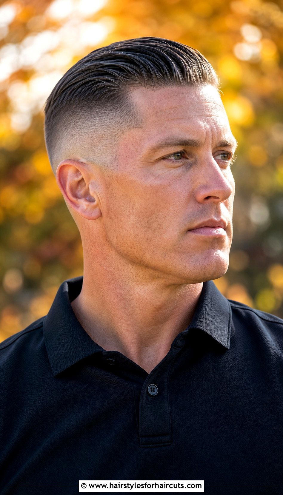 Slicked Back Undercut Golf Look - 25 golf hairstyles - 25 golf hairstyles