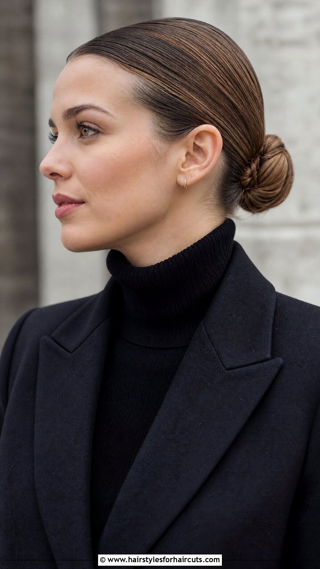 Slicked Back Western Bun Hairstyle - 25 western hairstyles - 25 western hairstyles