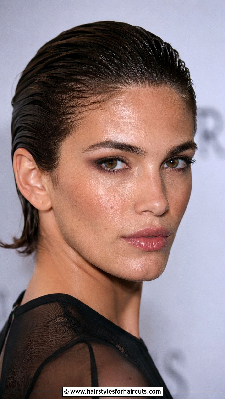 Slicked Back Wet Look - 25 mob hairstyles - 25 mob hairstyles