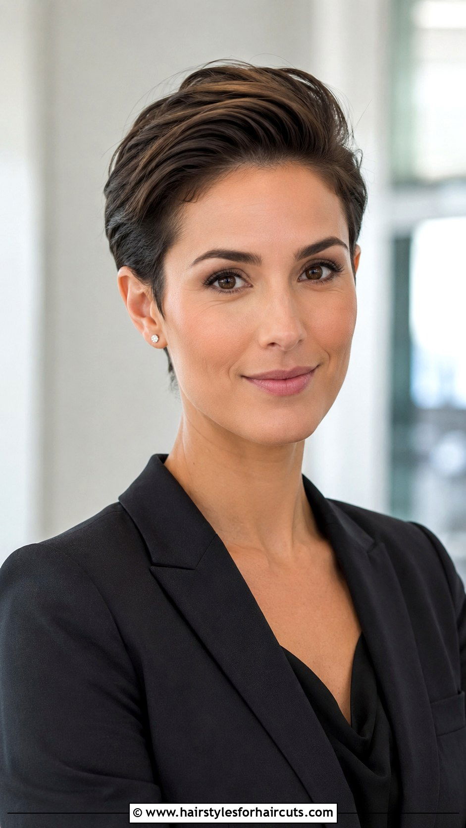 Slicked Down Short Hair with Accessories - 25 slick down hairstyles for short hair - 25 slick down hairstyles for short hair