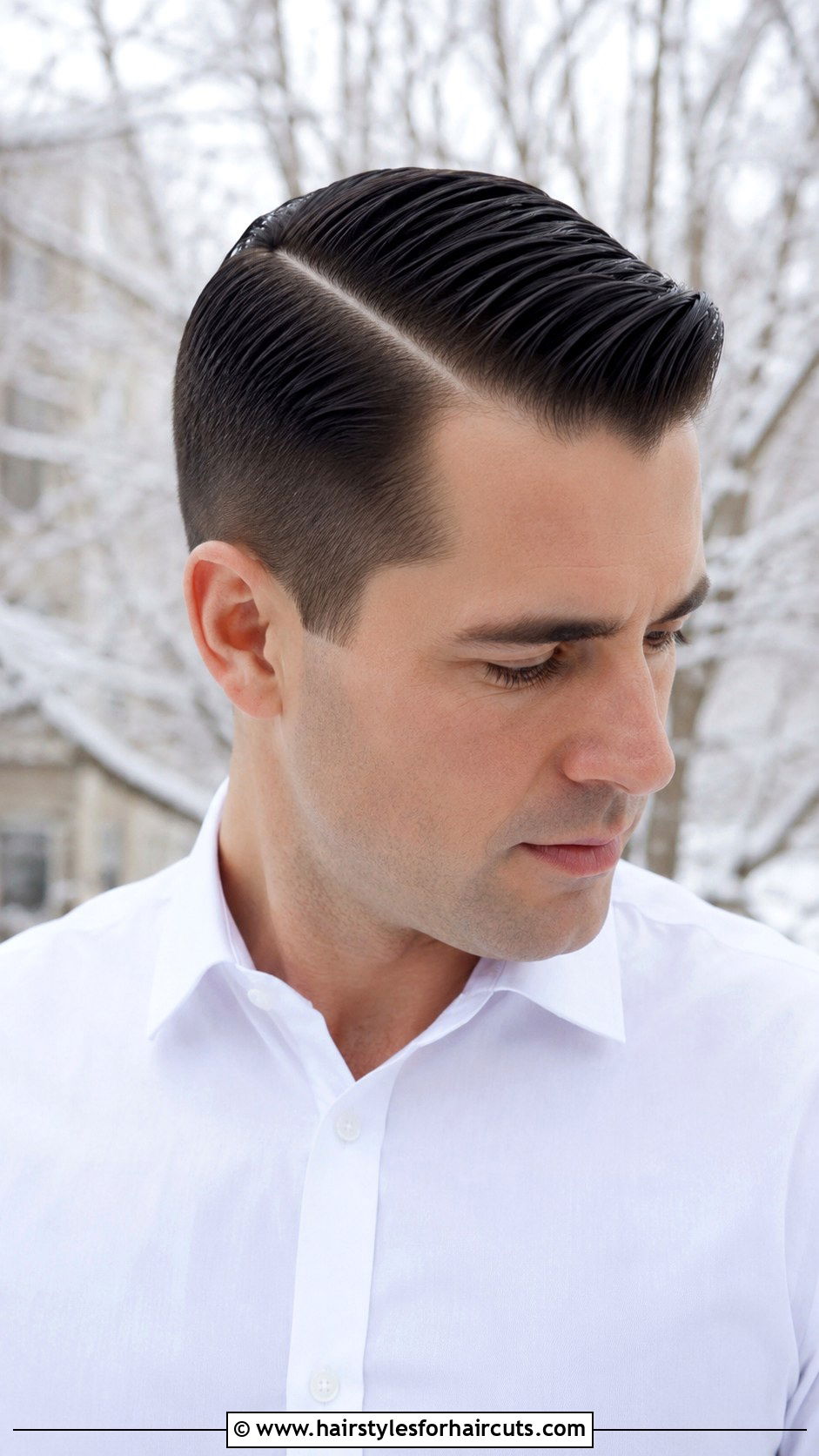 Slicked Down Side Part - 25 gel for hairstyles - 25 gel for hairstyles