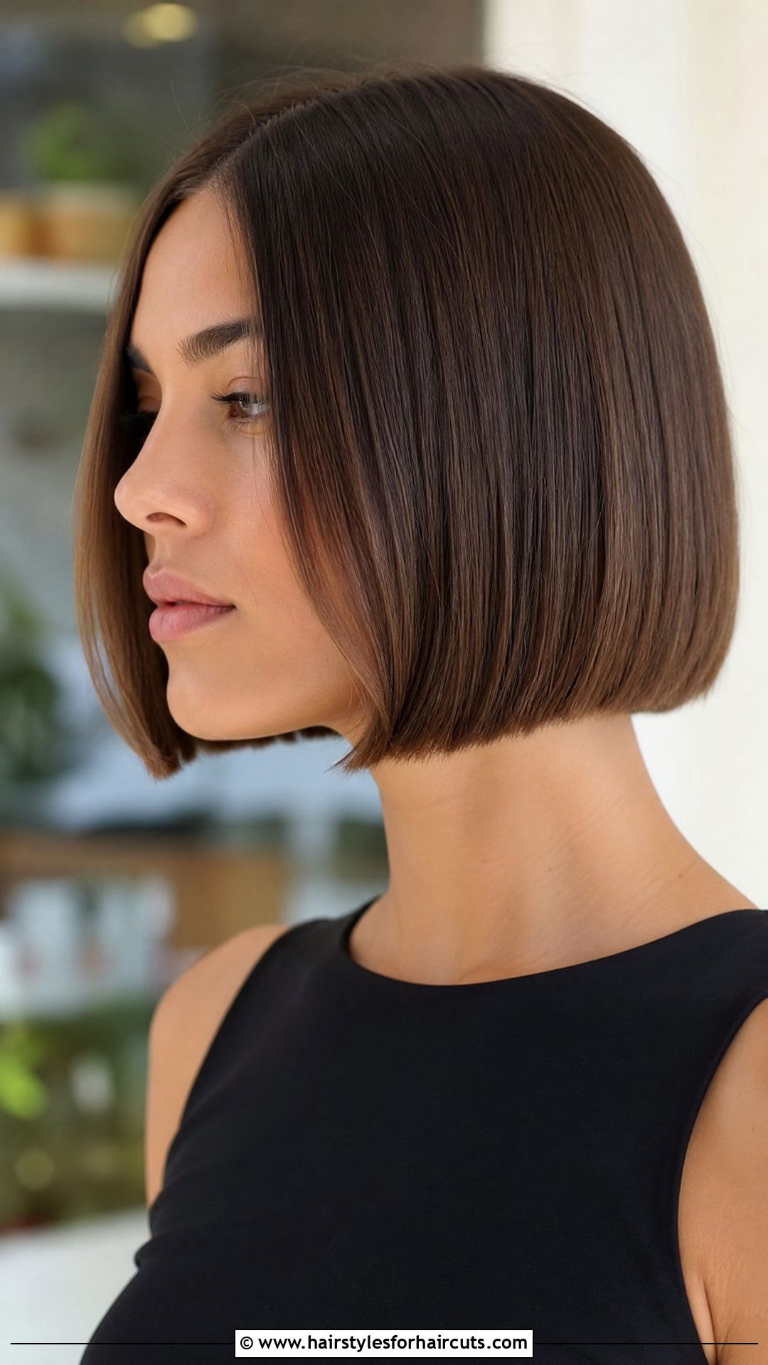 Smooth Blunt Bob - 25 wedding haircuts - 25 wedding haircuts