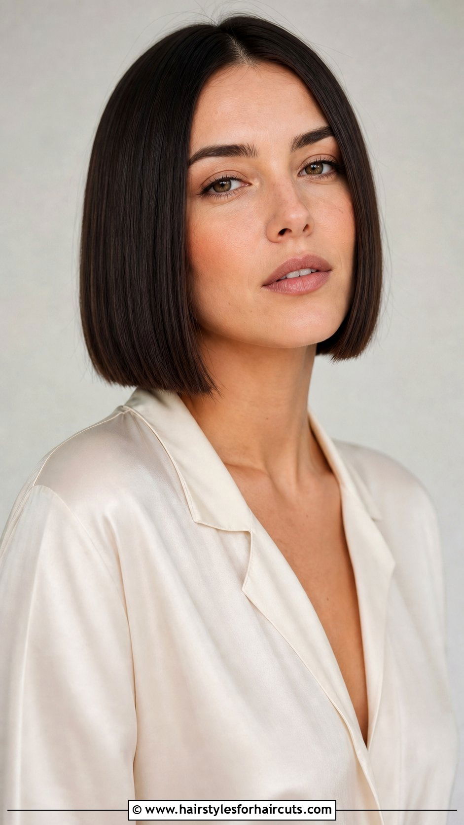 Smooth Blunt Lob - 25 formal hairstyles for shoulder length hair - 25 formal hairstyles for shoulder length hair