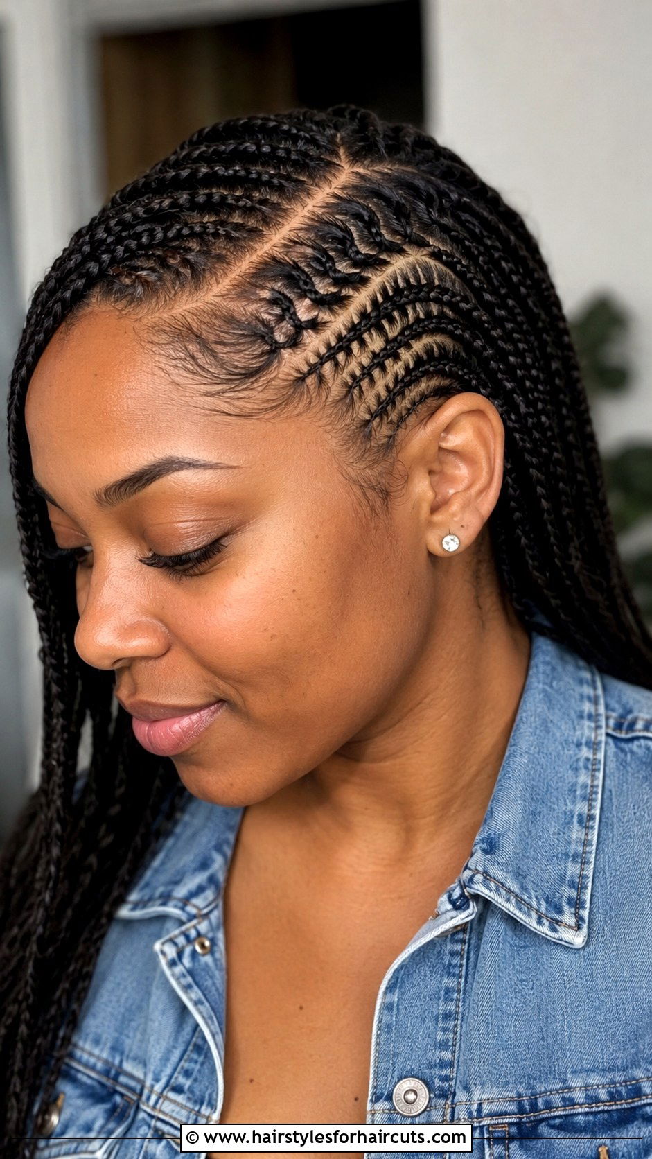 Snake Braid Side Part - 25 braids hairstyles for straight hair - 25 braids hairstyles for straight hair