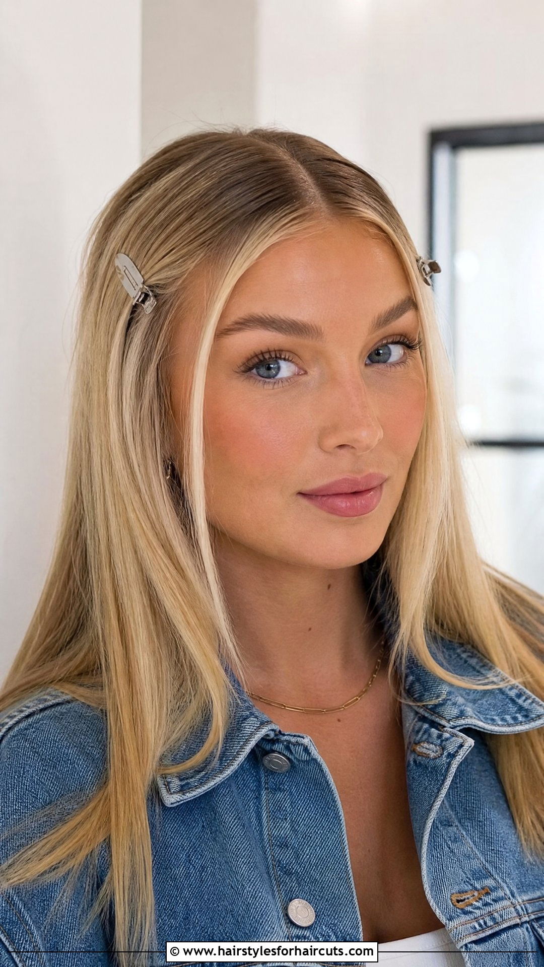 Snap Clip Face Framing Pieces - 25 y2k hair clip hairstyles - 25 y2k hair clip hairstyles