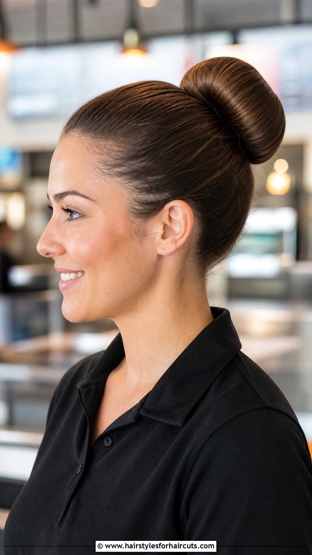 Sock Bun For Food Service - 25 food service hairstyles for long hair - 25 food service hairstyles for long hair