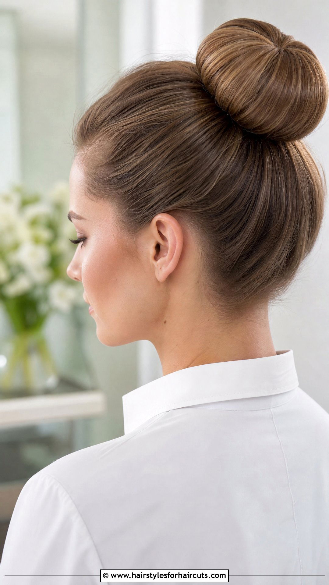 Sock Bun Updo - 25 updo hairstyles for long hair - 25 updo hairstyles for long hair