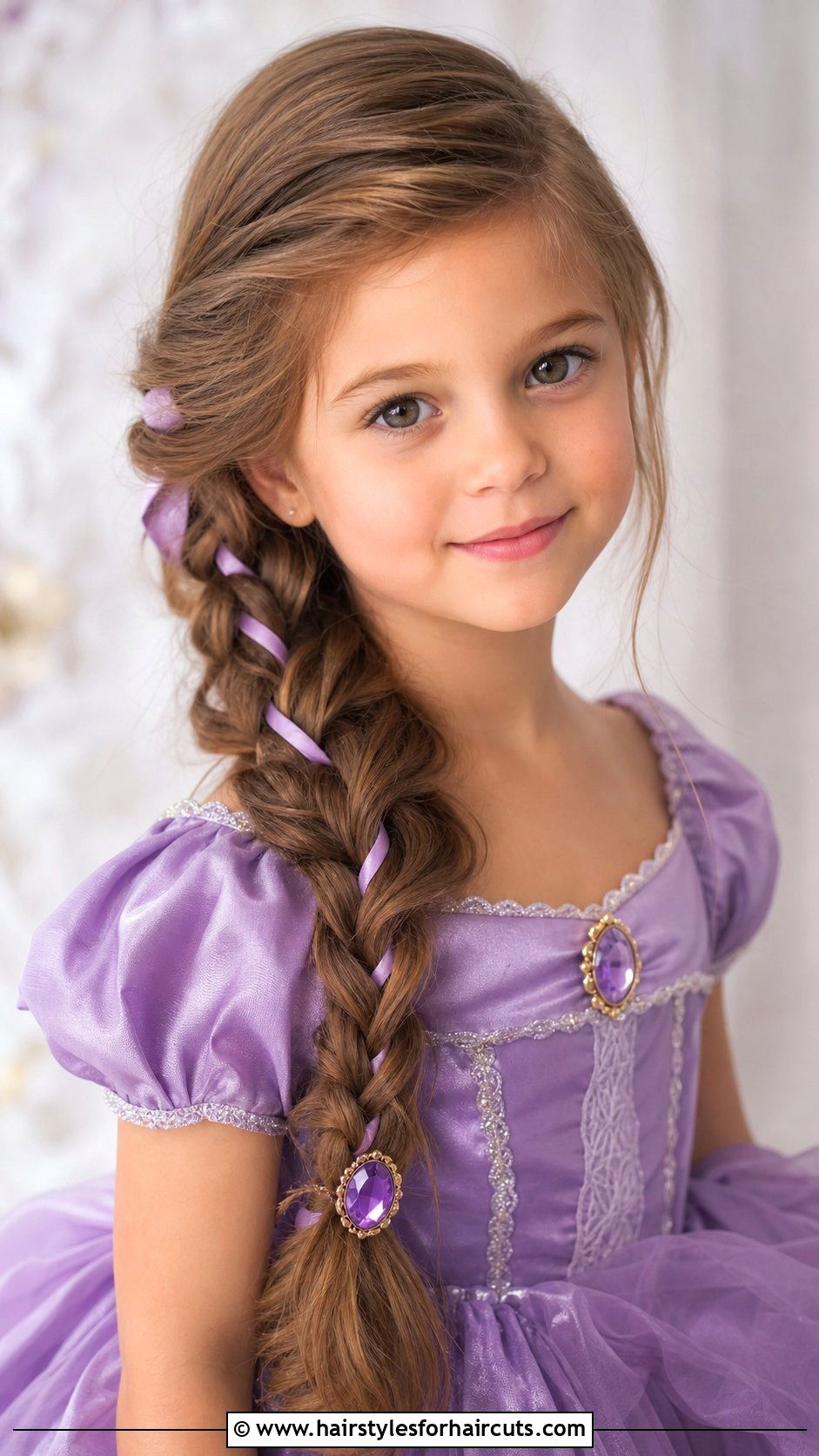 Sofia The First Side Braid - 25 bibbidi bobbidi boutique hairstyles - 25 bibbidi bobbidi boutique hairstyles